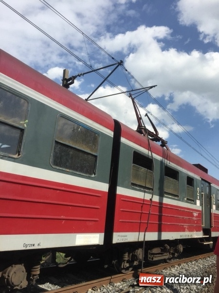 Zdjęcie w galerii na portalu naszraciborz.pl: Na torowisku linii Racibórz-Chałupki pojawiła się wczoraj spora grupa osób wiadomości z regionu