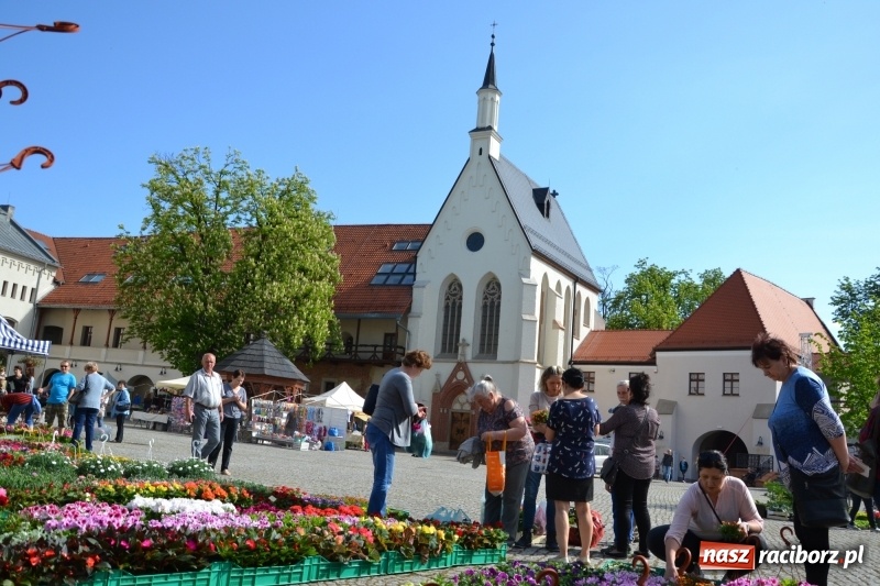 Zdjęcie w galerii na portalu naszraciborz.pl: Na zamku ruszył IV Jarmark Kwiatów  wiadomości z regionu