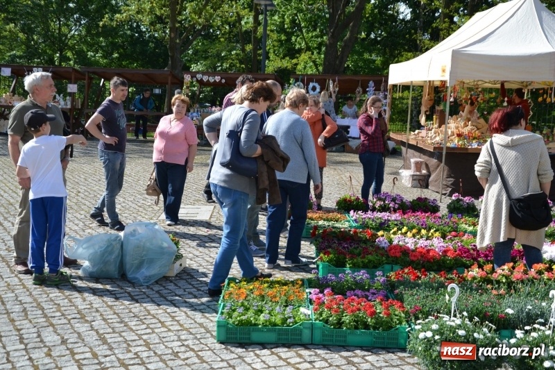 Zdjęcie w galerii na portalu naszraciborz.pl: Kwiaty, jadło, rękodzieło, folklor i statua wolności, czyli zamkowy jarmark różności  wiadomości z regionu