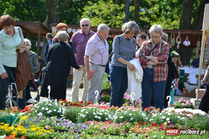 Zdjęcie w galerii na portalu naszraciborz.pl: Kwiaty, jadło, rękodzieło, folklor i statua wolności, czyli zamkowy jarmark różności  wiadomości z regionu