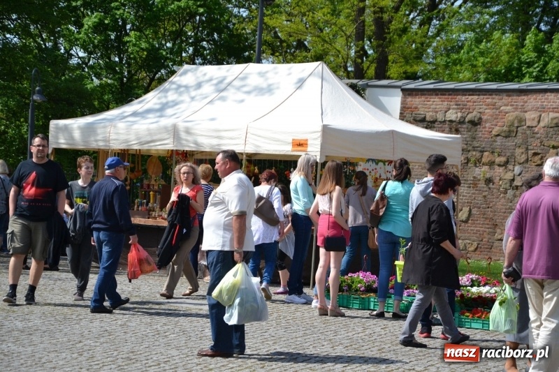 Zdjęcie w galerii na portalu naszraciborz.pl: Kwiaty, jadło, rękodzieło, folklor i statua wolności, czyli zamkowy jarmark różności  wiadomości z regionu