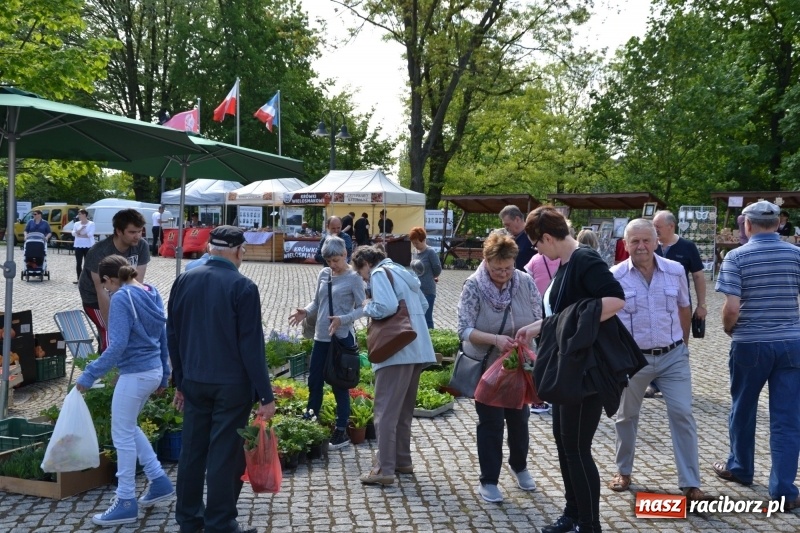 Zdjęcie w galerii na portalu naszraciborz.pl: Kwiaty, jadło, rękodzieło, folklor i statua wolności, czyli zamkowy jarmark różności  wiadomości z regionu