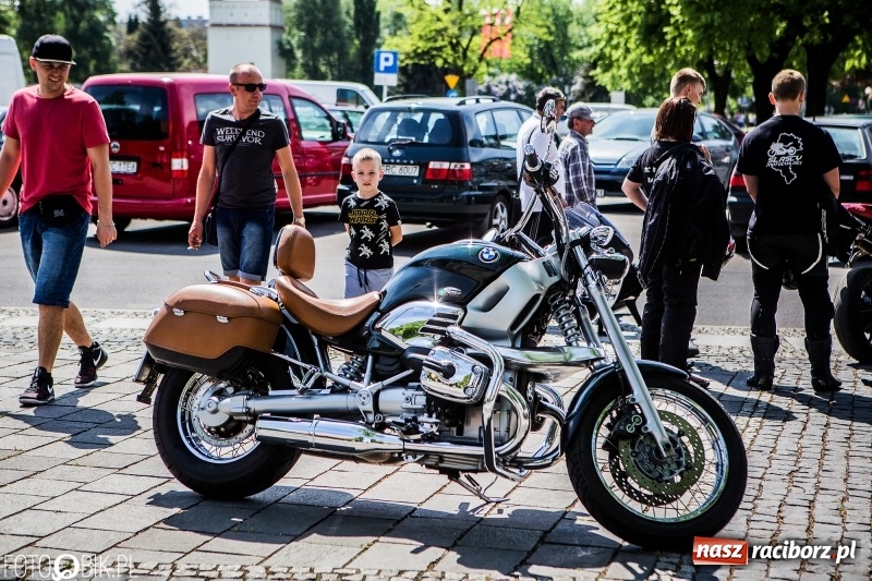 Zdjęcie w galerii na portalu naszraciborz.pl: Parada motocyklistów ulicami Raciborza wiadomości z regionu