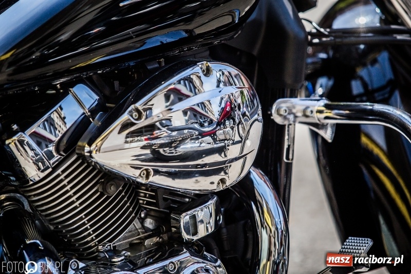 Zdjęcie w galerii na portalu naszraciborz.pl: Parada motocyklistów ulicami Raciborza wiadomości z regionu