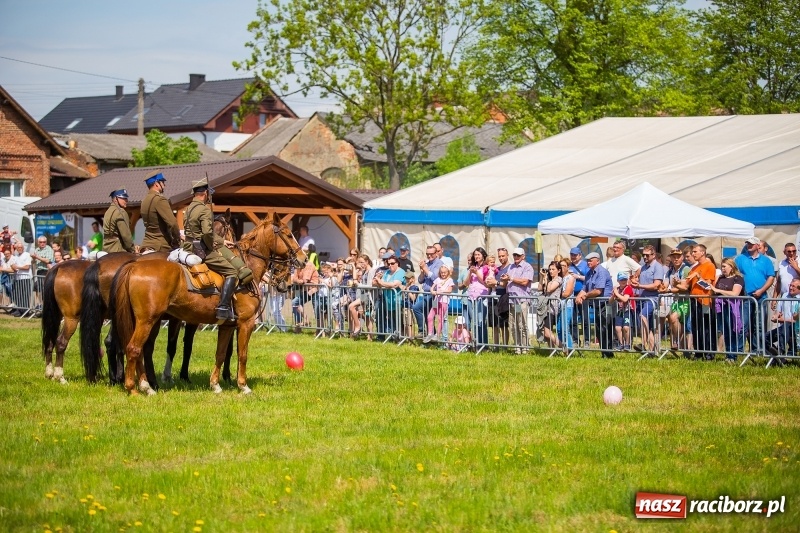 Zdjęcie w galerii na portalu naszraciborz.pl: Konie w ogniu i żywe przeszkody - pokaz 4. Pułku Ułanów Zaniemeńskich w Kornicach  wiadomości z regionu