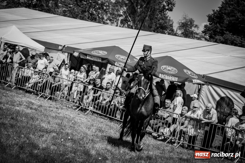 Zdjęcie w galerii na portalu naszraciborz.pl: Konie w ogniu i żywe przeszkody - pokaz 4. Pułku Ułanów Zaniemeńskich w Kornicach  wiadomości z regionu