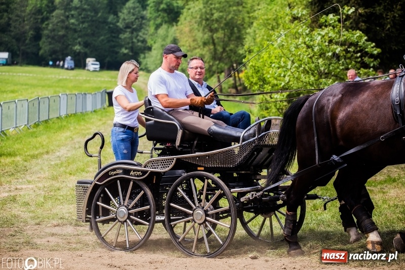 Zdjęcie w galerii na portalu naszraciborz.pl: Konny korowód podczas drugiego dnia majówki w Kornicach wiadomości z regionu