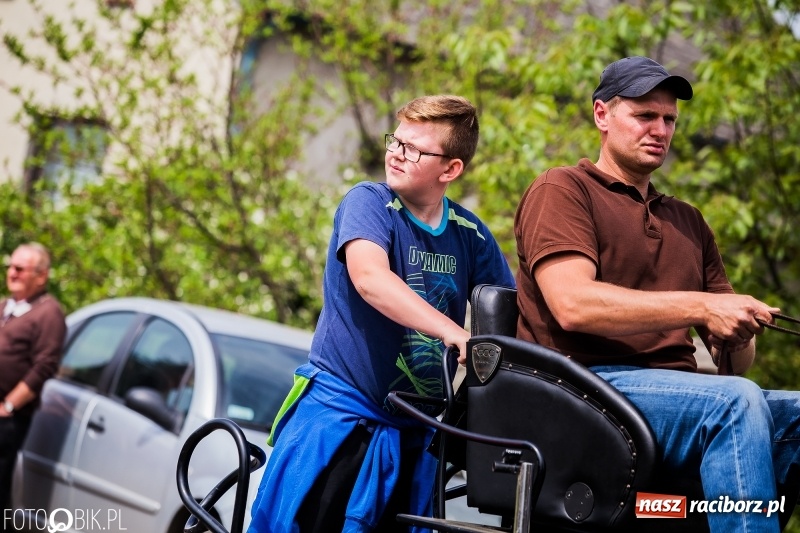 Zdjęcie w galerii na portalu naszraciborz.pl: Konny korowód podczas drugiego dnia majówki w Kornicach wiadomości z regionu