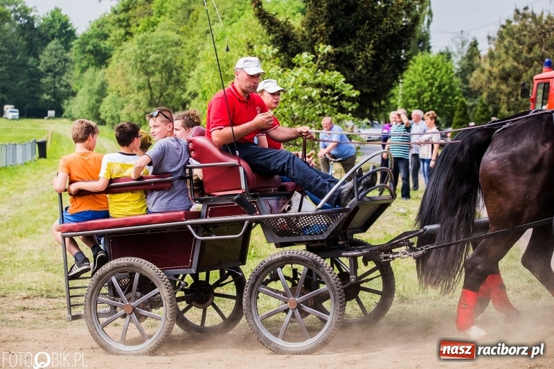 Zdjęcie w galerii na portalu naszraciborz.pl: Konny korowód podczas drugiego dnia majówki w Kornicach wiadomości z regionu
