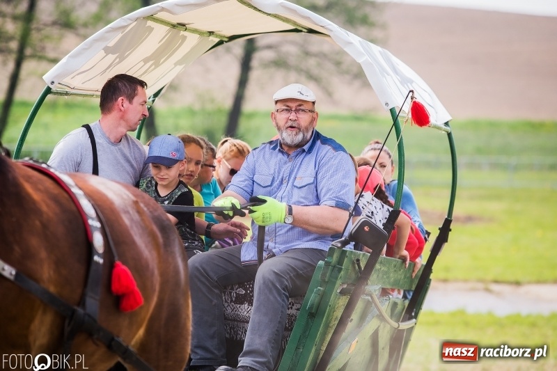 Zdjęcie w galerii na portalu naszraciborz.pl: Konny korowód podczas drugiego dnia majówki w Kornicach wiadomości z regionu