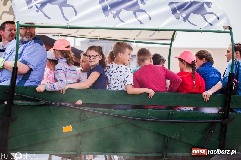 Zdjęcie w galerii na portalu naszraciborz.pl: Konny korowód podczas drugiego dnia majówki w Kornicach wiadomości z regionu