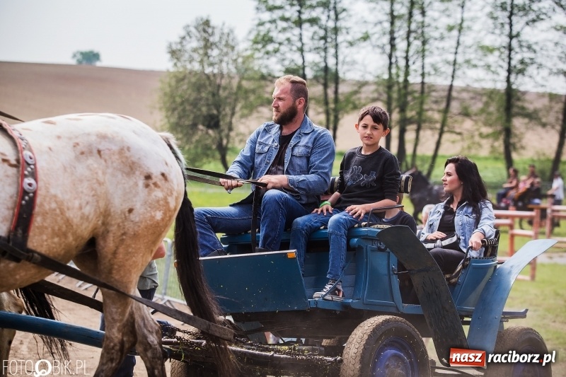 Zdjęcie w galerii na portalu naszraciborz.pl: Konny korowód podczas drugiego dnia majówki w Kornicach wiadomości z regionu