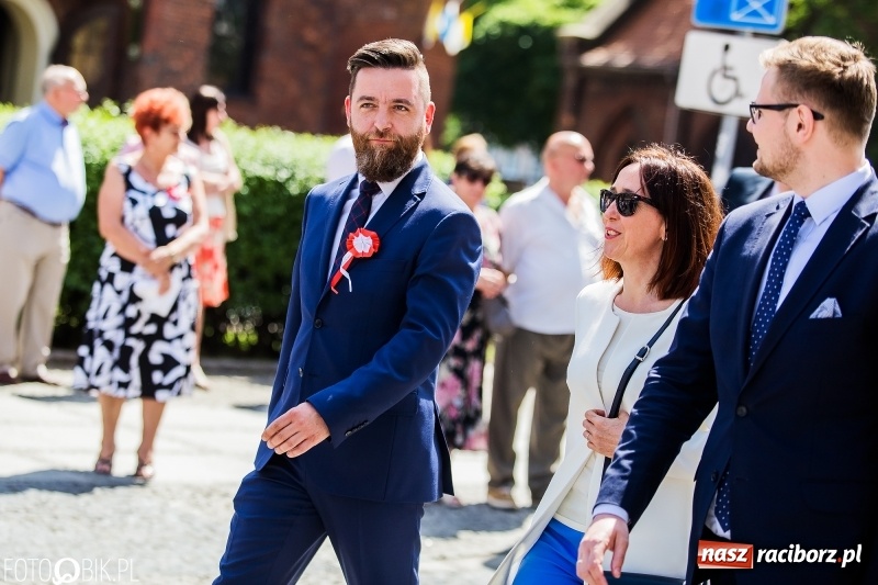 Zdjęcie w galerii na portalu naszraciborz.pl: Racibórz świętuje rocznicę uchwalenia Konstytucji 3 Maja  wiadomości z regionu