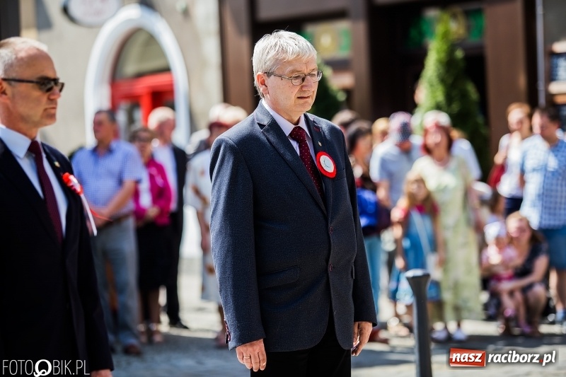 Zdjęcie w galerii na portalu naszraciborz.pl: Racibórz świętuje rocznicę uchwalenia Konstytucji 3 Maja  wiadomości z regionu