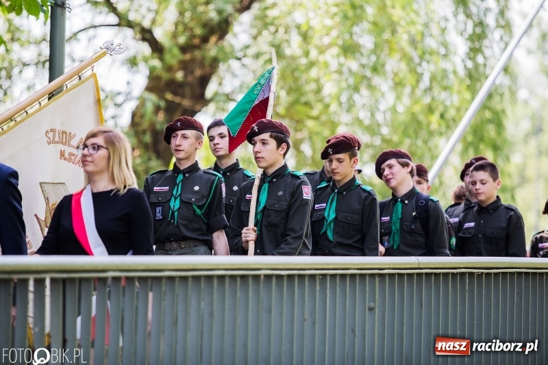 Zdjęcie w galerii na portalu naszraciborz.pl: Racibórz świętuje rocznicę uchwalenia Konstytucji 3 Maja  wiadomości z regionu