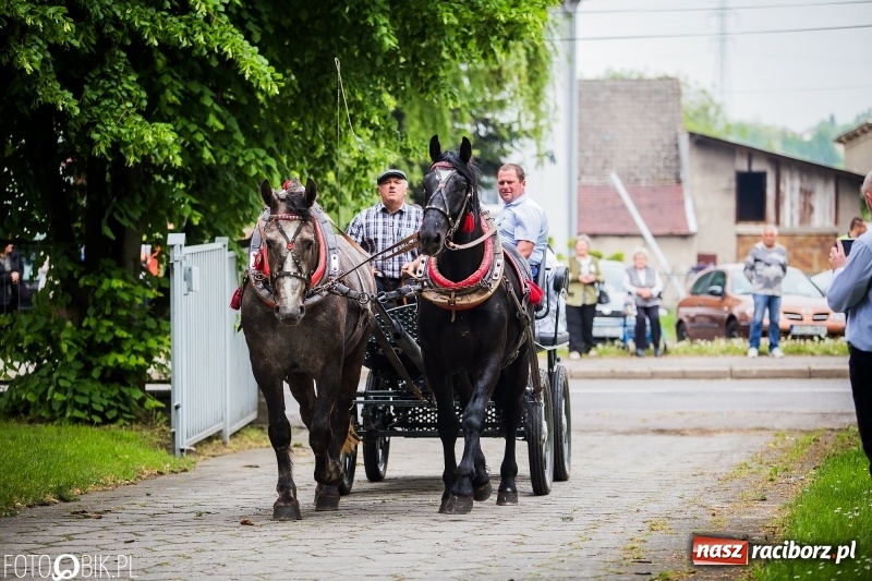 Zdjęcie w galerii na portalu naszraciborz.pl: W Pogrzebieniu szli w procesji na św. Floriana. Prosili o ochronę przed gradem wiadomości z regionu