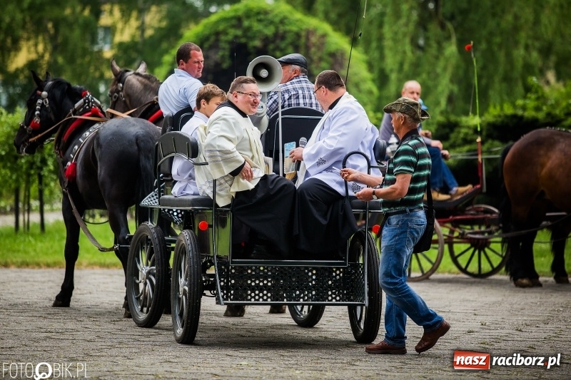 Zdjęcie w galerii na portalu naszraciborz.pl: W Pogrzebieniu szli w procesji na św. Floriana. Prosili o ochronę przed gradem wiadomości z regionu