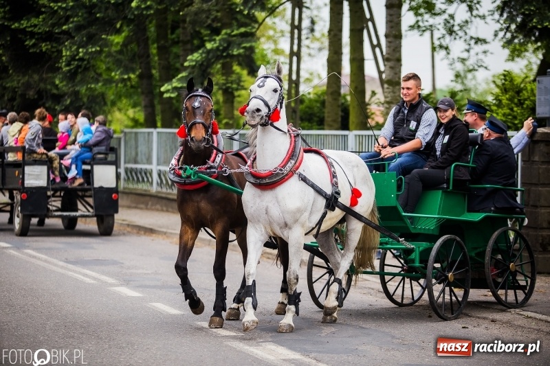 Zdjęcie w galerii na portalu naszraciborz.pl: W Pogrzebieniu szli w procesji na św. Floriana. Prosili o ochronę przed gradem wiadomości z regionu