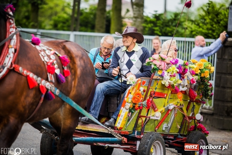 Zdjęcie w galerii na portalu naszraciborz.pl: W Pogrzebieniu szli w procesji na św. Floriana. Prosili o ochronę przed gradem wiadomości z regionu