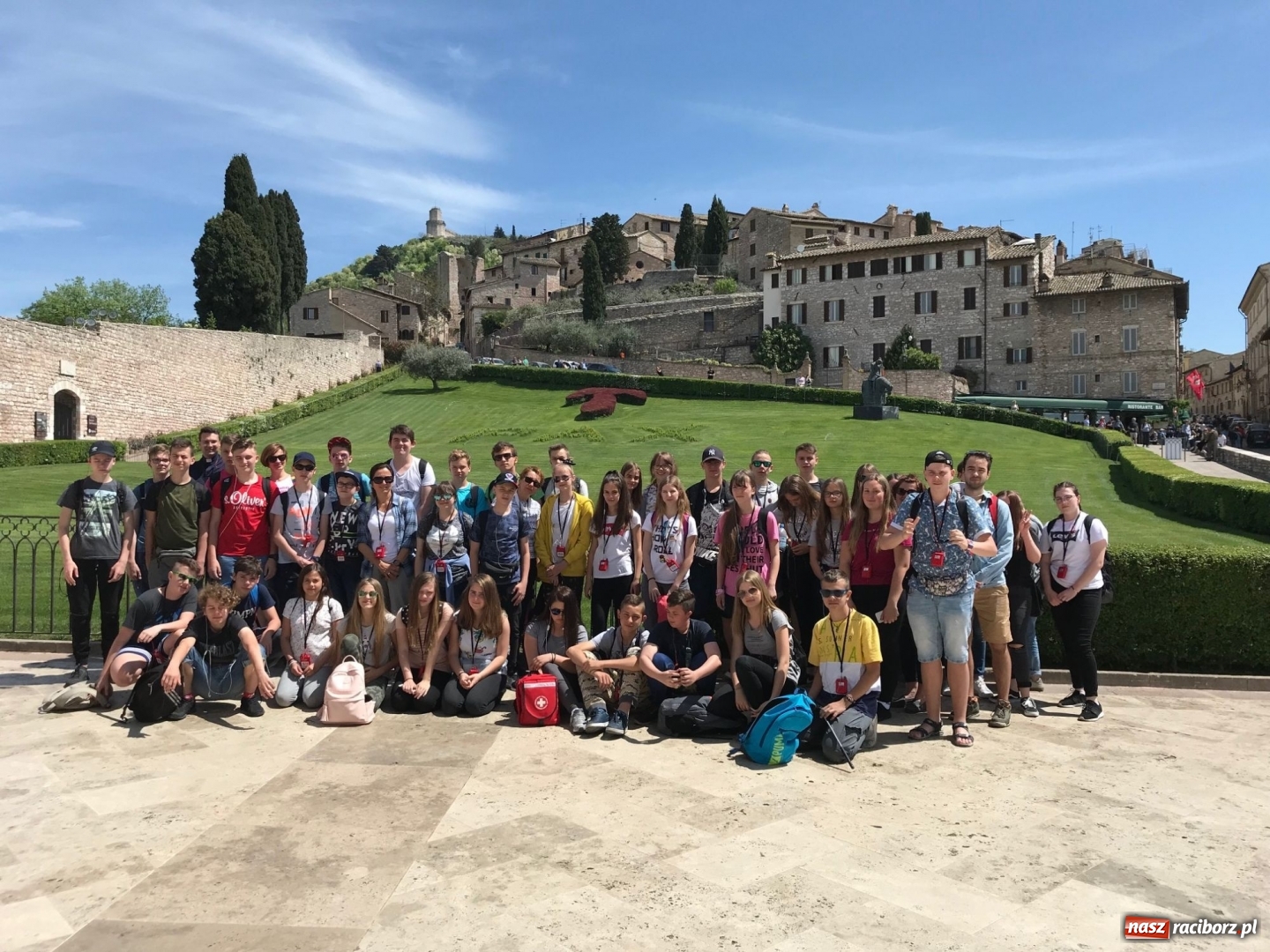 Zdjęcie w galerii na portalu naszraciborz.pl: Włoskie wojaże uczniów z SP 15 wiadomości z regionu