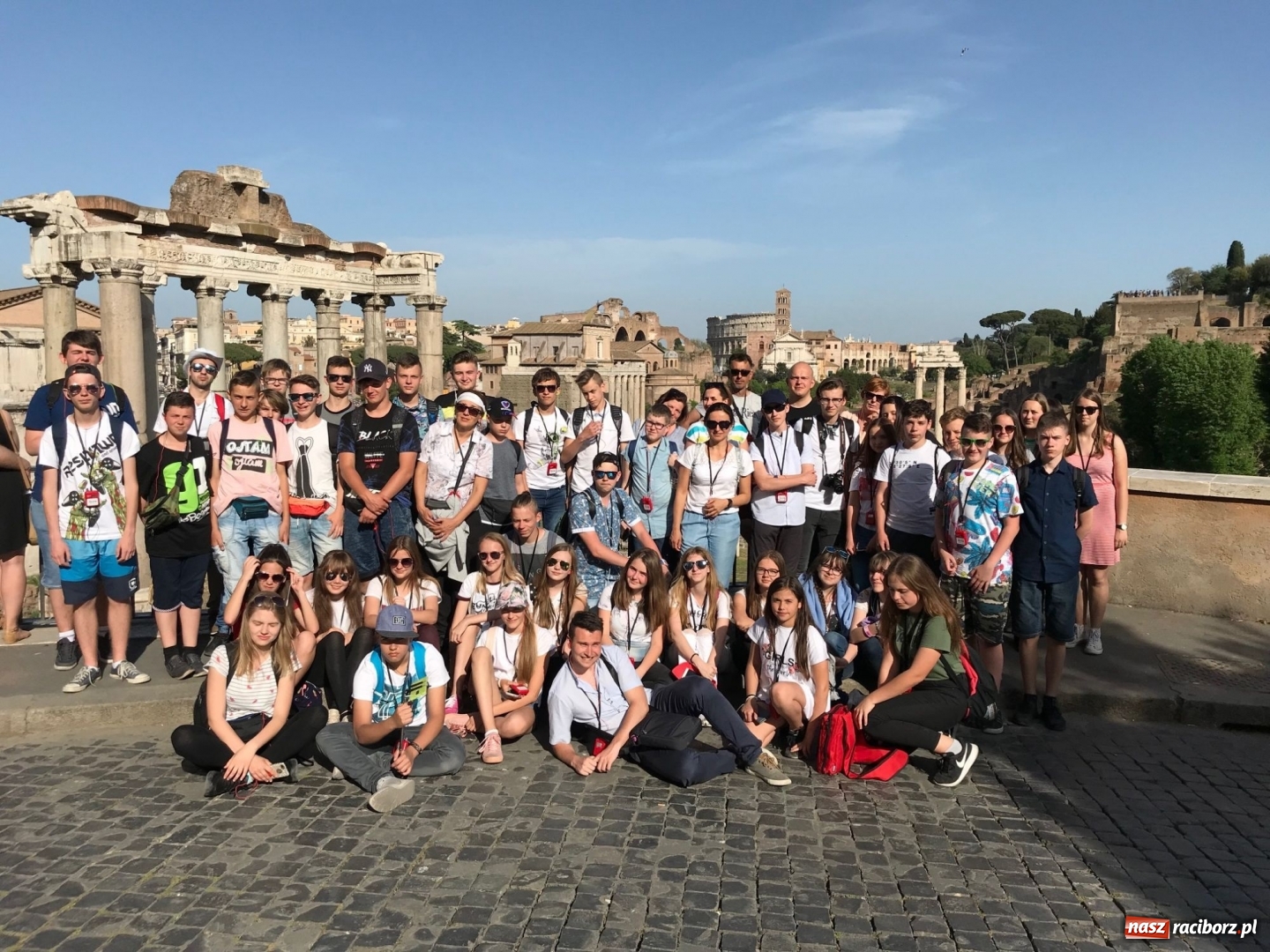 Zdjęcie w galerii na portalu naszraciborz.pl: Włoskie wojaże uczniów z SP 15 wiadomości z regionu