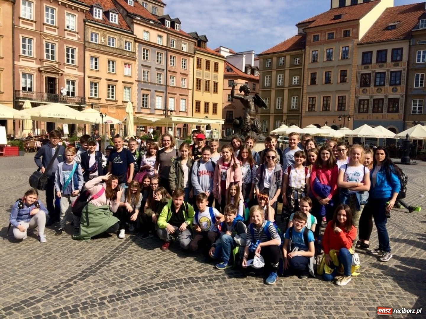 Zdjęcie w galerii na portalu naszraciborz.pl: Na tropach Warszawskiej Syrenki. Edukacja i zabawa w stolicy wiadomości z regionu