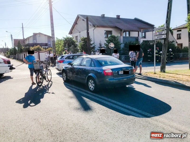 Zdjęcie w galerii na portalu naszraciborz.pl: Zderzenie audi z yamahą w Tworkowie  wiadomości z regionu