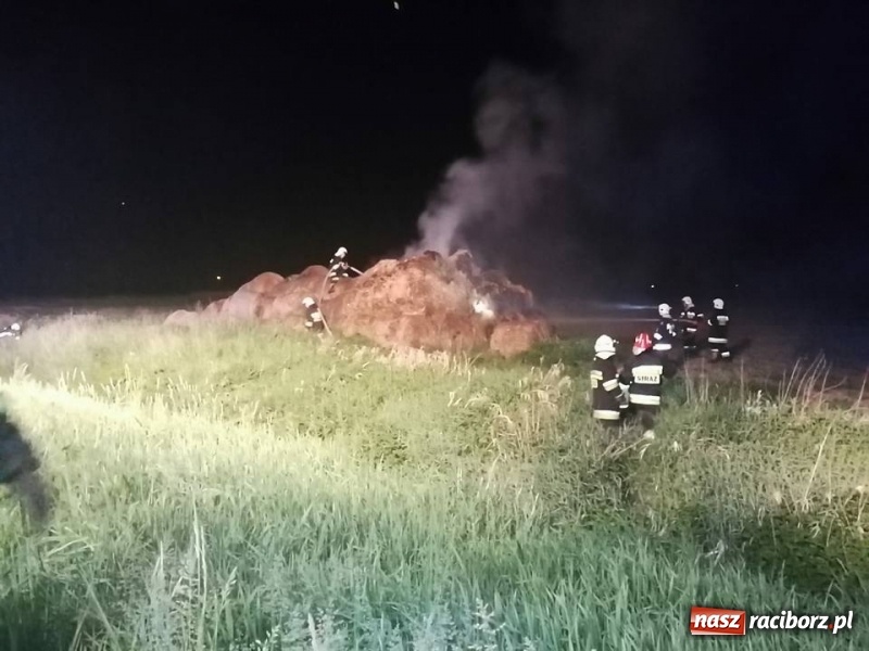 Zdjęcie w galerii na portalu naszraciborz.pl: Podpalenie prawdopodobną przyczyną pożaru stogu słomy wiadomości z regionu