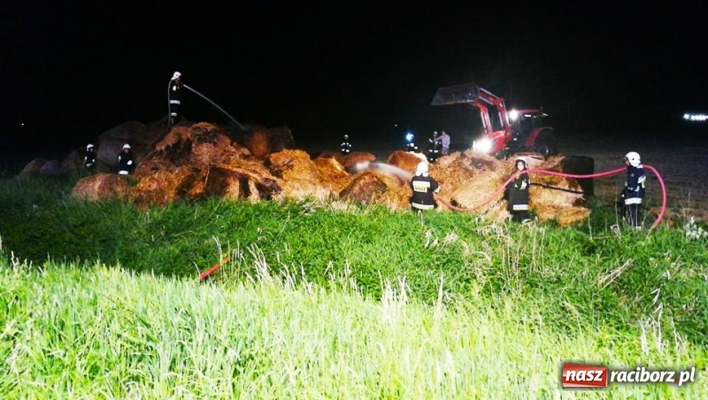Zdjęcie w galerii na portalu naszraciborz.pl: Podpalenie prawdopodobną przyczyną pożaru stogu słomy wiadomości z regionu