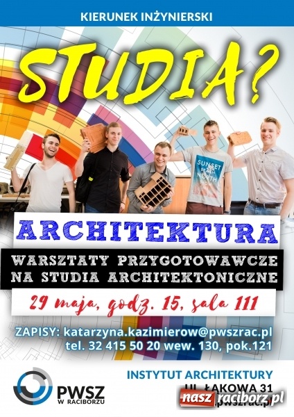 Zdjęcie w galerii na portalu naszraciborz.pl: Warsztaty przygotowawcze dla kandydatów na studia  wiadomości z regionu