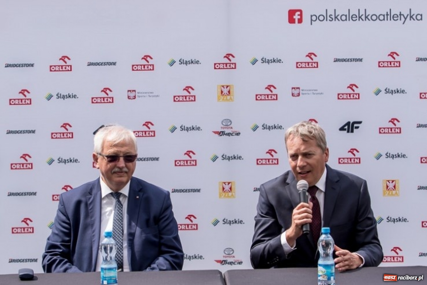 Zdjęcie w galerii na portalu naszraciborz.pl: Justyna Święty-Ersetic wspiera promocję Stadionu Śląskiego wiadomości z regionu