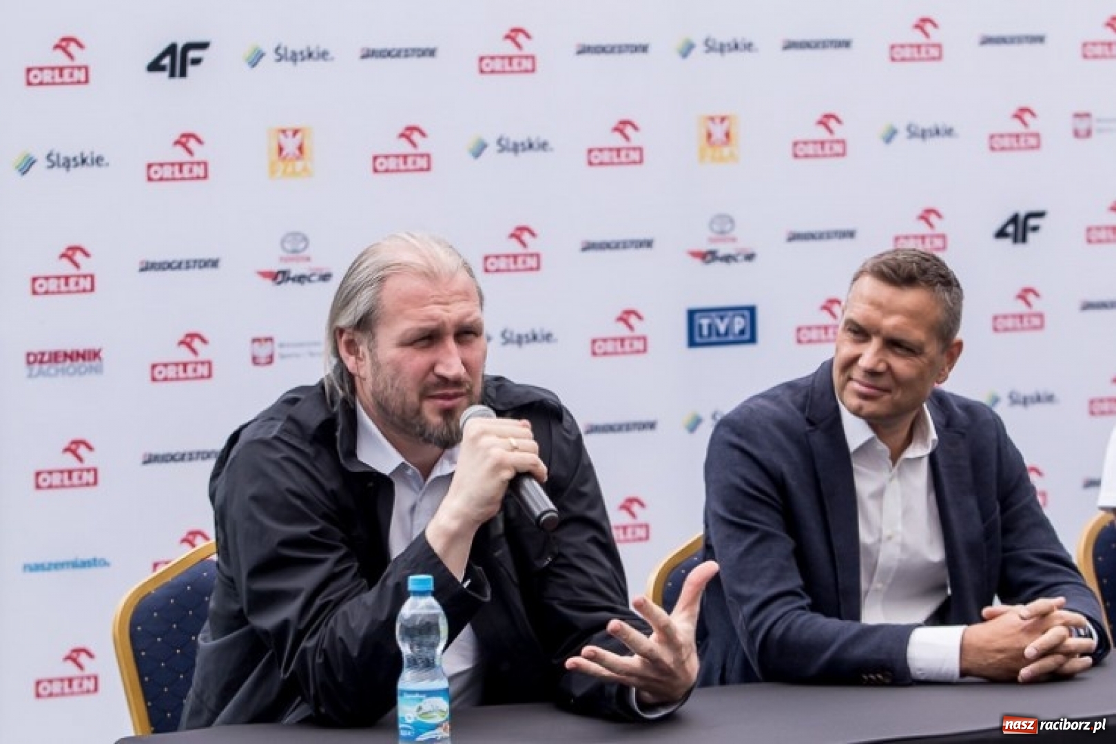 Zdjęcie w galerii na portalu naszraciborz.pl: Justyna Święty-Ersetic wspiera promocję Stadionu Śląskiego wiadomości z regionu