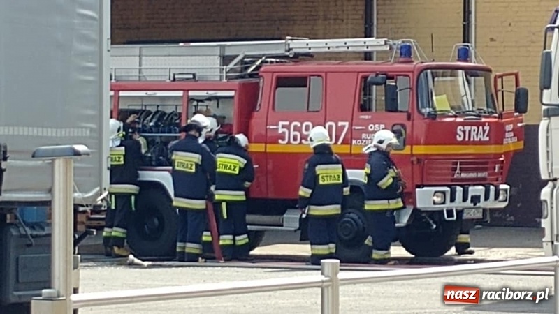 Zdjęcie w galerii na portalu naszraciborz.pl: Pożar w Henklu. Ćwiczenia raciborskiej kompanii odwodowej KSRG  wiadomości z regionu