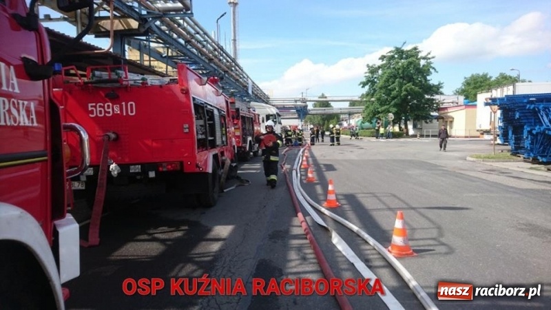 Zdjęcie w galerii na portalu naszraciborz.pl: Pożar w Henklu. Ćwiczenia raciborskiej kompanii odwodowej KSRG  wiadomości z regionu