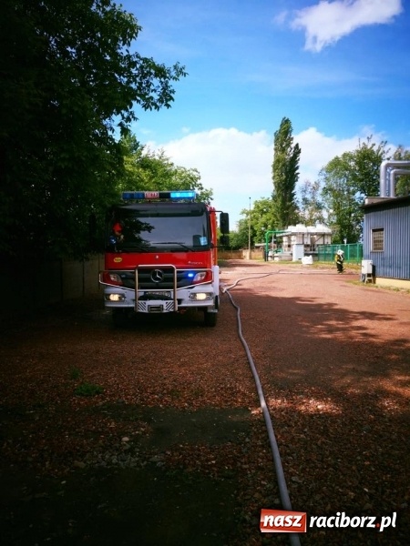 Zdjęcie w galerii na portalu naszraciborz.pl: Pożar w Henklu. Ćwiczenia raciborskiej kompanii odwodowej KSRG  wiadomości z regionu