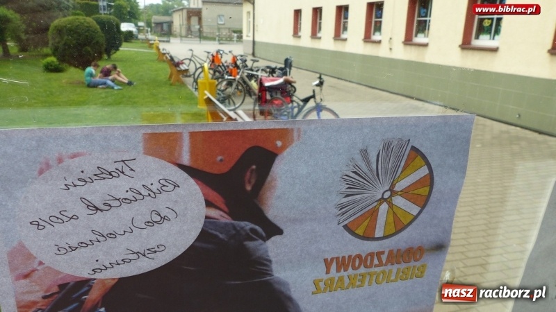 Zdjęcie w galerii na portalu naszraciborz.pl: Pomarańczowo i odjazdowo, czyli sobota na dwóch kółkach z raciborską biblioteką wiadomości z regionu