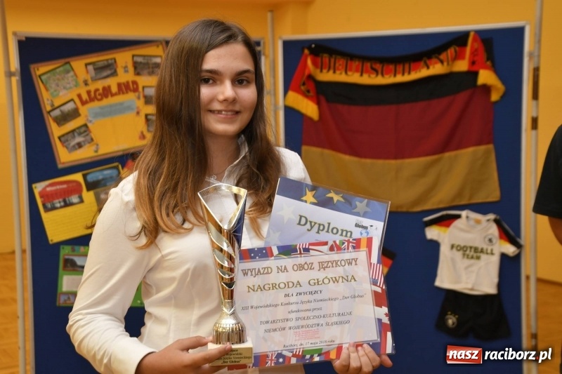 Zdjęcie w galerii na portalu naszraciborz.pl: XIII Wojewódzki Konkurs Językowy Der Globus w SP18 wiadomości z regionu