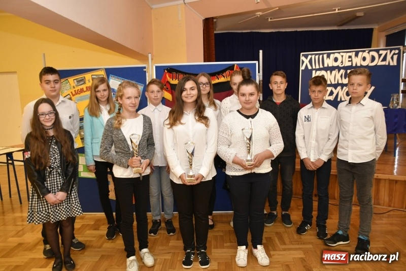 Zdjęcie w galerii na portalu naszraciborz.pl: XIII Wojewódzki Konkurs Językowy Der Globus w SP18 wiadomości z regionu