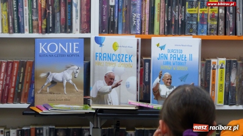 Zdjęcie w galerii na portalu naszraciborz.pl: Kreatywne czytanie, czyli po drugiej stronie książki. Spotkania z Jolantą Reisch-Klose w bibliotece wiadomości z regionu