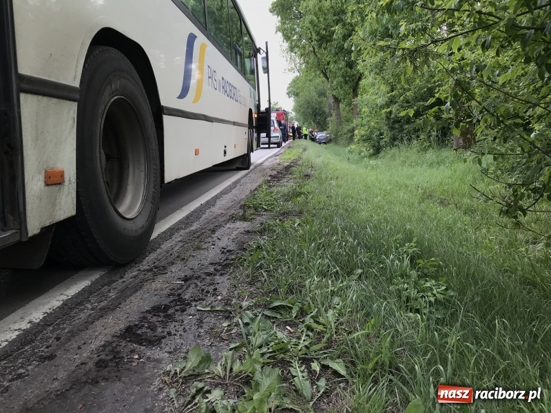 Zdjęcie w galerii na portalu naszraciborz.pl: Weselnicy wśród poszkodowanych w zderzeniu pojazdów na trasie Racibórz-Lubomia  wiadomości z regionu