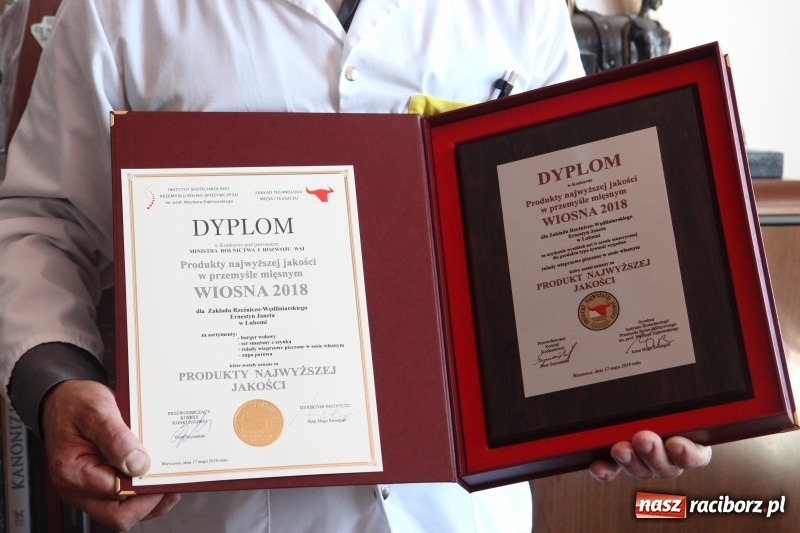 Zdjęcie w galerii na portalu naszraciborz.pl: Zakład Ernestyna Janety z nagrodami. Doceniono jakość i smak produktów z Lubomi wiadomości z regionu