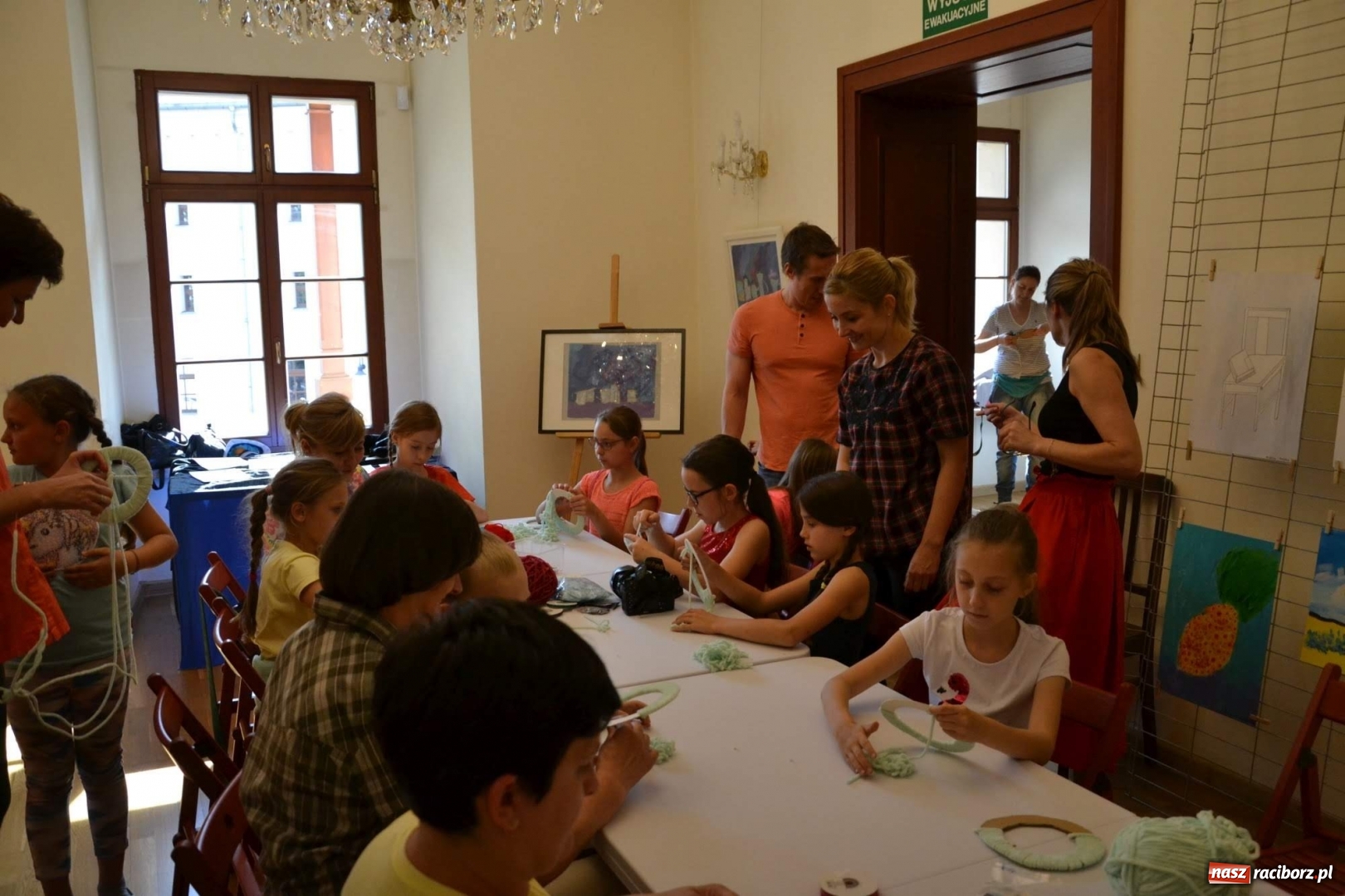 Zdjęcie w galerii na portalu naszraciborz.pl: Warsztaty plastyczne i polsko - czeski koncert na Zamku Piastowskim  wiadomości z regionu