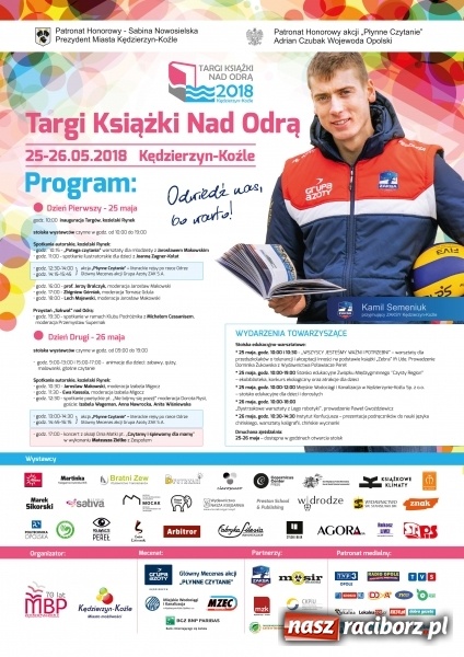 Zdjęcie w galerii na portalu naszraciborz.pl: Kędzierzyn-Koźle zaprasza na Targi Książki Nad Odrą  wiadomości z regionu
