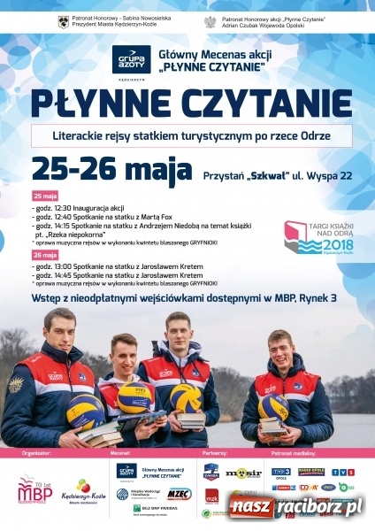 Zdjęcie w galerii na portalu naszraciborz.pl: Kędzierzyn-Koźle zaprasza na Targi Książki Nad Odrą  wiadomości z regionu