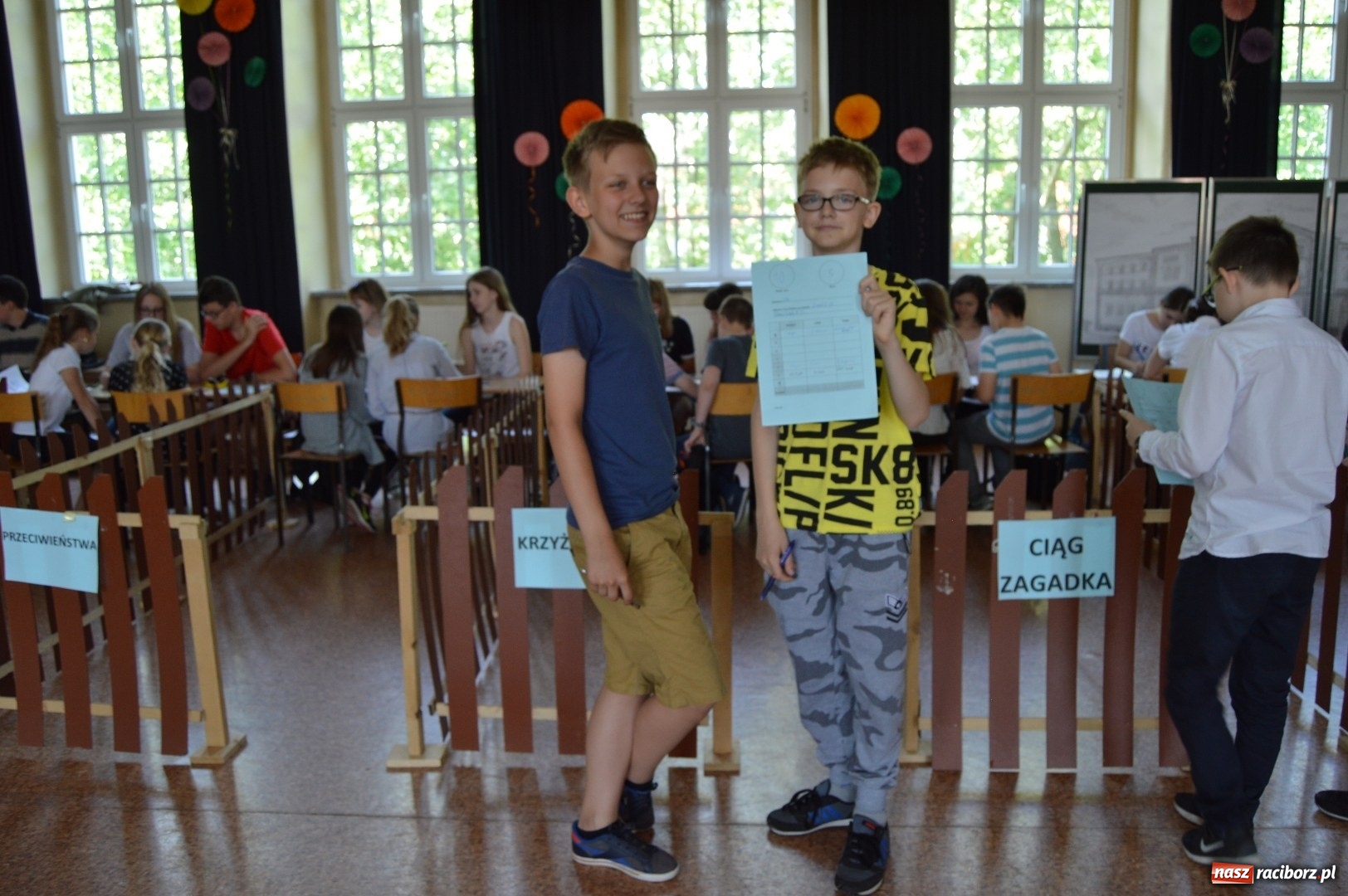 Zdjęcie w galerii na portalu naszraciborz.pl: XIII powiatowy Matematyczny Czar Par w SP4 wiadomości z regionu