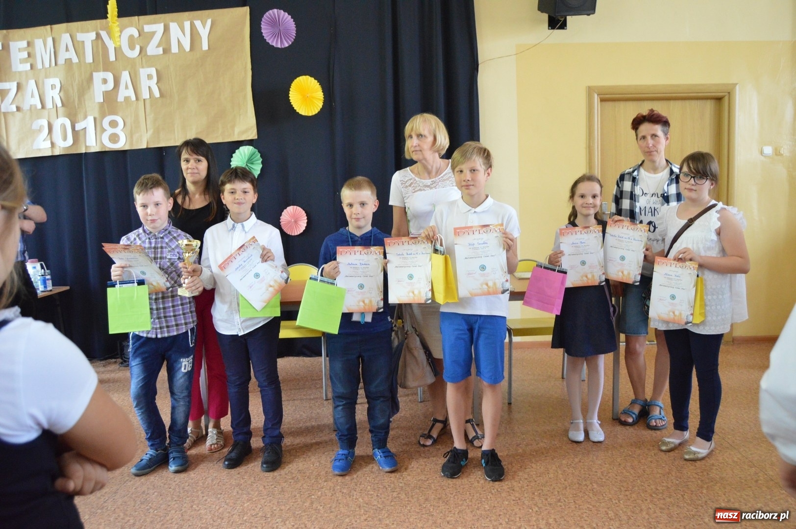 Zdjęcie w galerii na portalu naszraciborz.pl: XIII powiatowy Matematyczny Czar Par w SP4 wiadomości z regionu