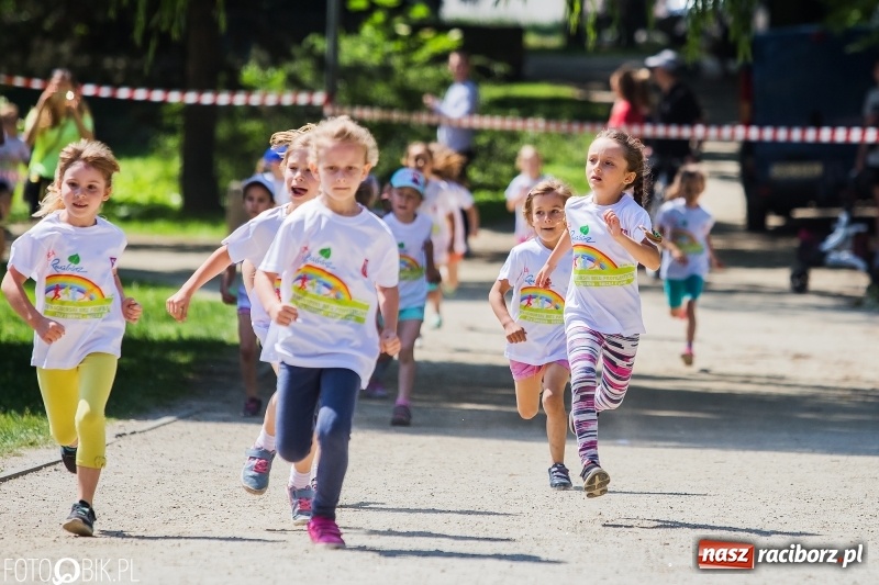 Zdjęcie w galerii na portalu naszraciborz.pl: Upał im niestraszny. Setki młodych biegaczy na starcie Raciborskiego Biegu Profilaktycznego  wiadomości z regionu