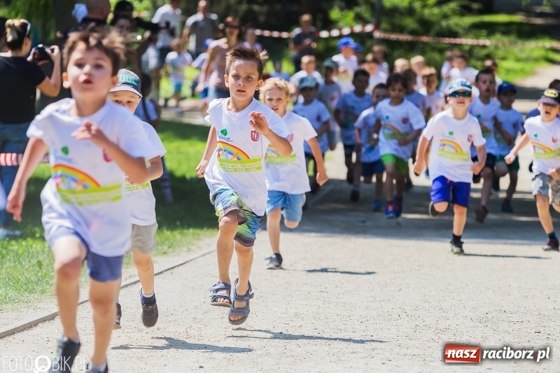 Zdjęcie w galerii na portalu naszraciborz.pl: Upał im niestraszny. Setki młodych biegaczy na starcie Raciborskiego Biegu Profilaktycznego  wiadomości z regionu