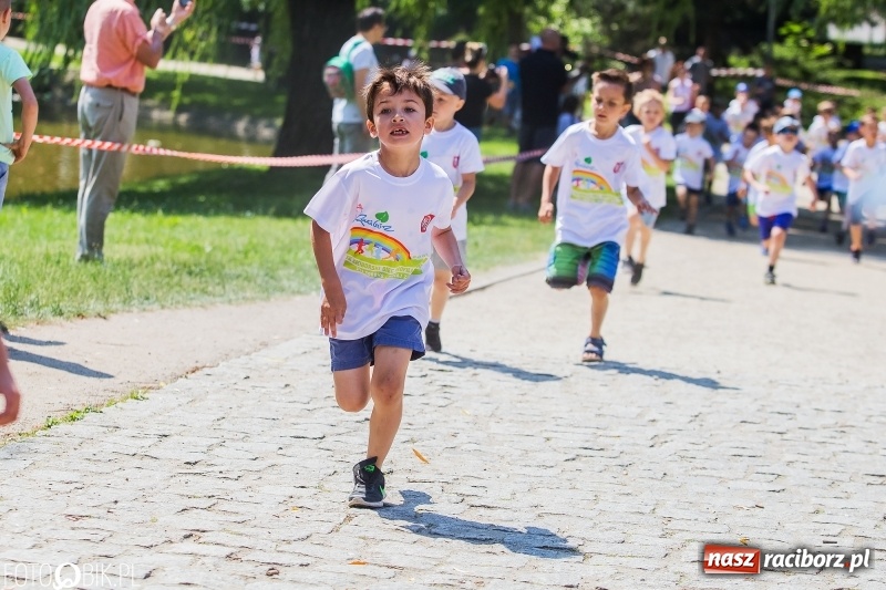 Zdjęcie w galerii na portalu naszraciborz.pl: Upał im niestraszny. Setki młodych biegaczy na starcie Raciborskiego Biegu Profilaktycznego  wiadomości z regionu
