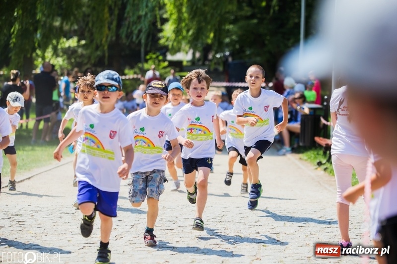 Zdjęcie w galerii na portalu naszraciborz.pl: Upał im niestraszny. Setki młodych biegaczy na starcie Raciborskiego Biegu Profilaktycznego  wiadomości z regionu